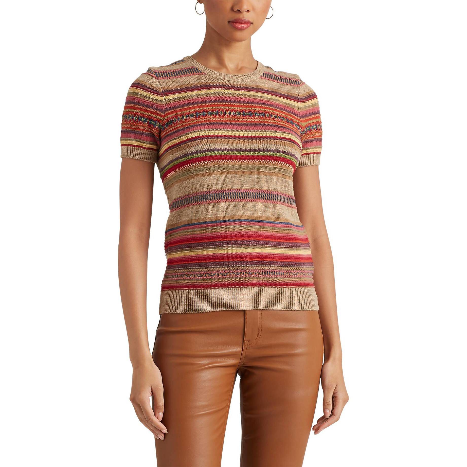 Lauren Ralph Lauren| Damen Pullover Kurzarm