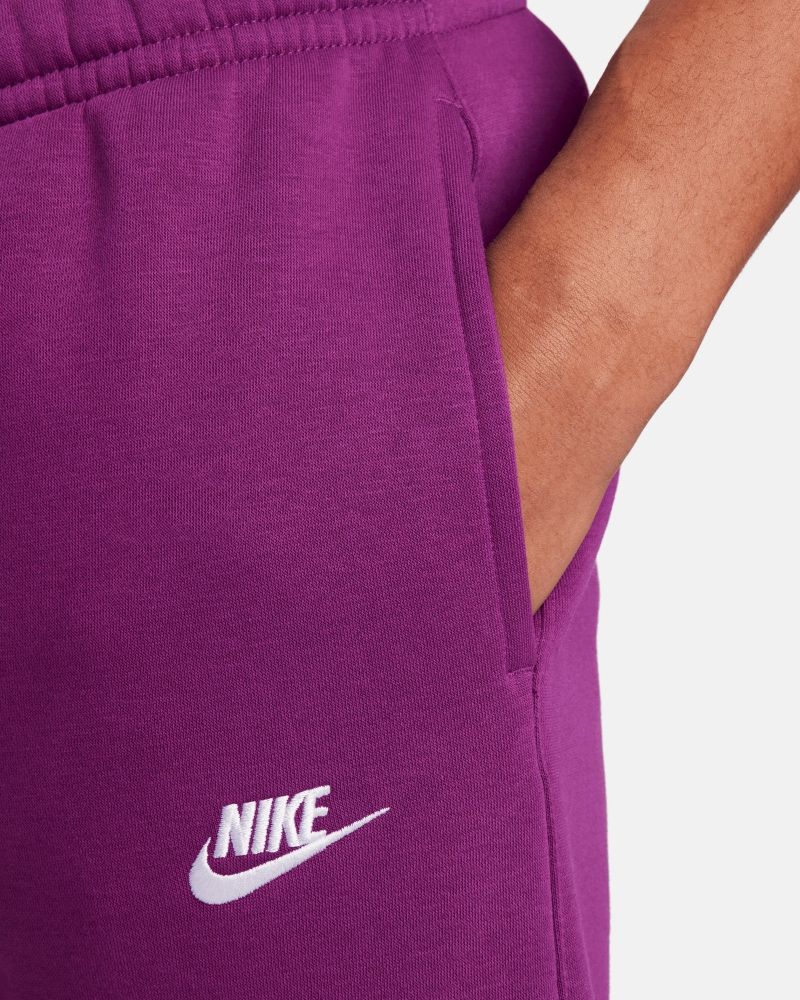 Bas de jogging Nike Sportswear Club Fleece Violet & Blanc pour homme