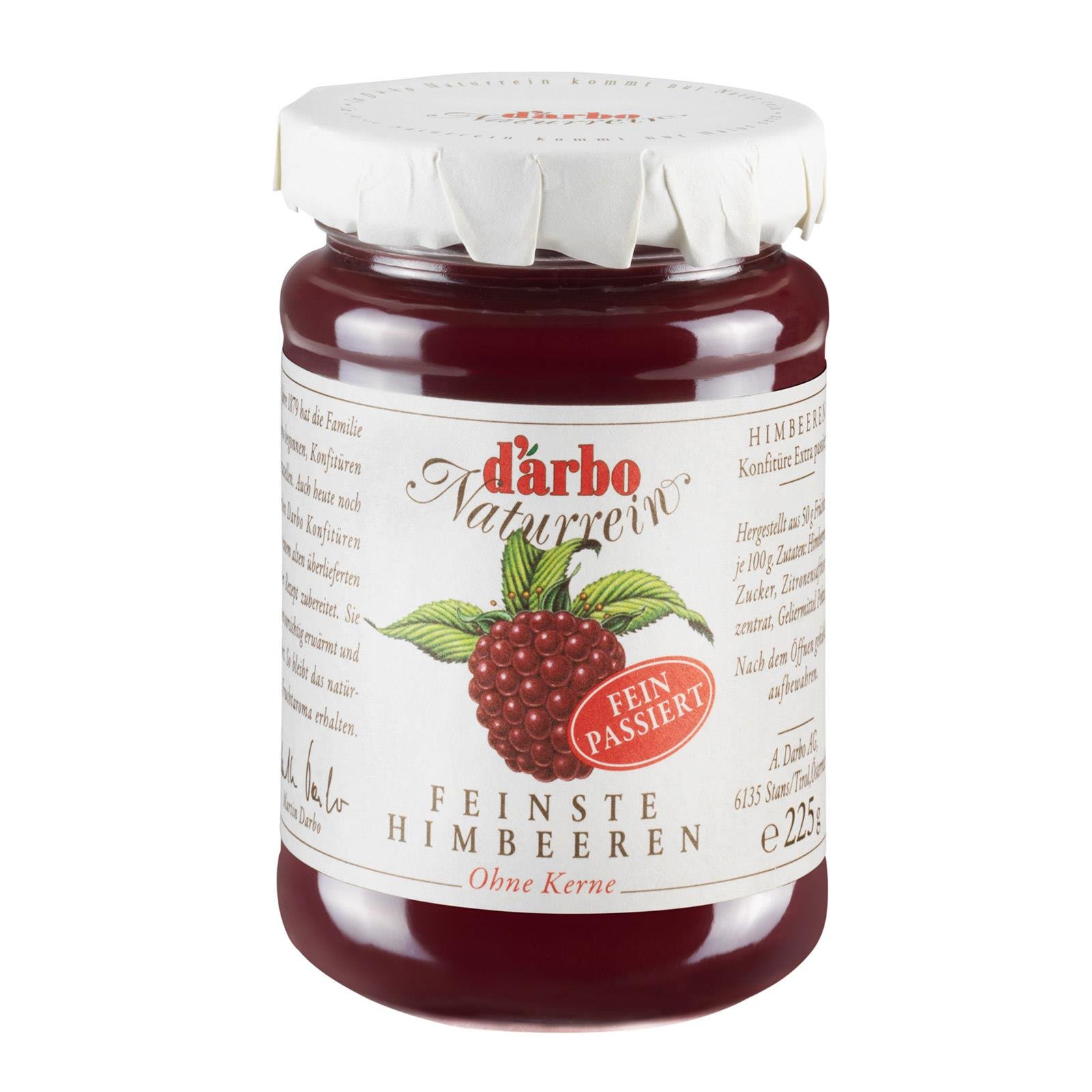 Darbo Himbeer Konfitüre passiert