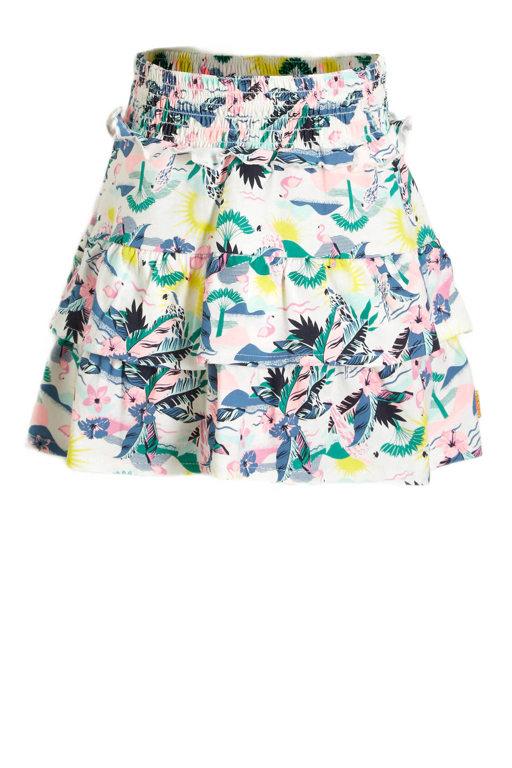 Orange Stars rok Marisa met all over print multicolor