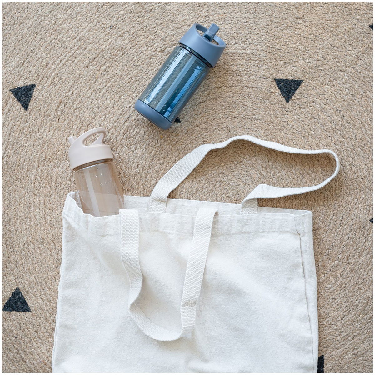 3 Sprouts3 Sprouds Trinkflasche recycelt blau