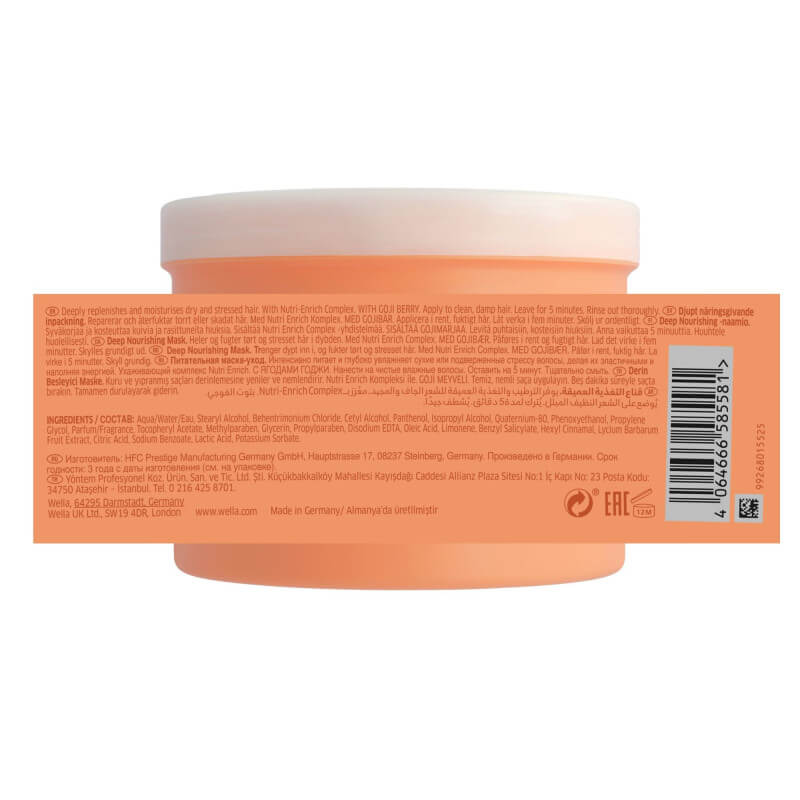 Masque cheveux secs Invigo Nutri-Enrich Wella 500ML