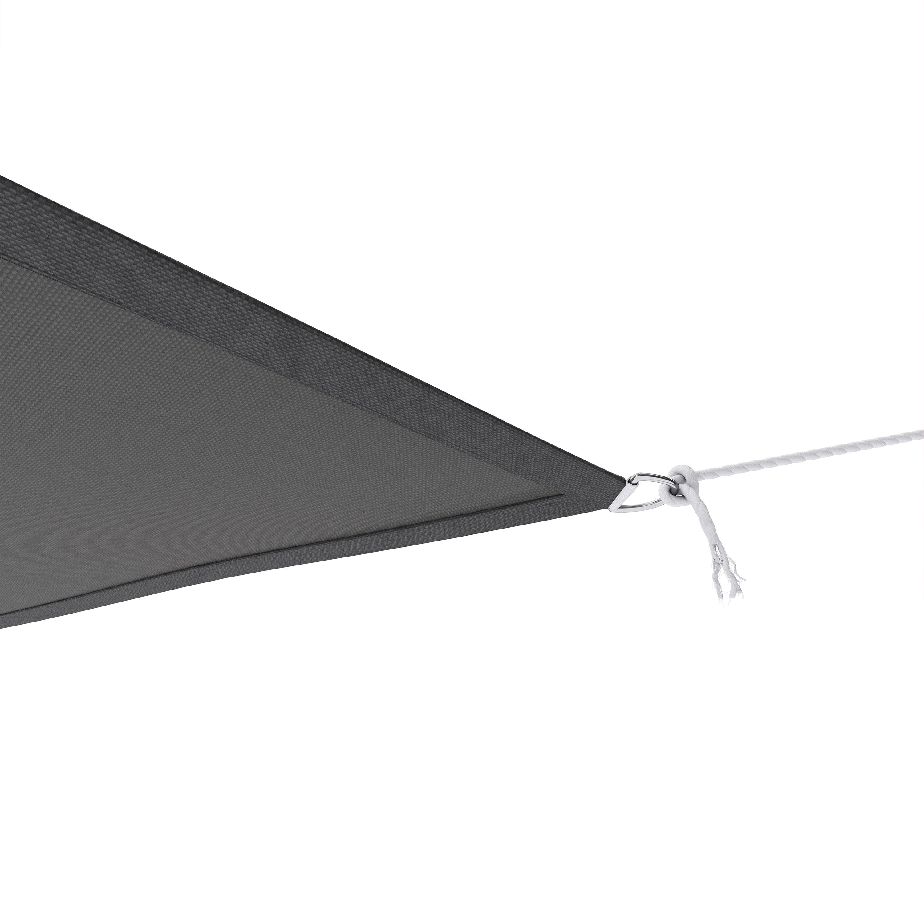 Sonnensegel Polyester Dreieck 5 x 5 x 5 m grau