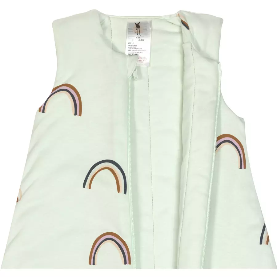 LÄSSIG Babyschlafsack Regenbogen mint