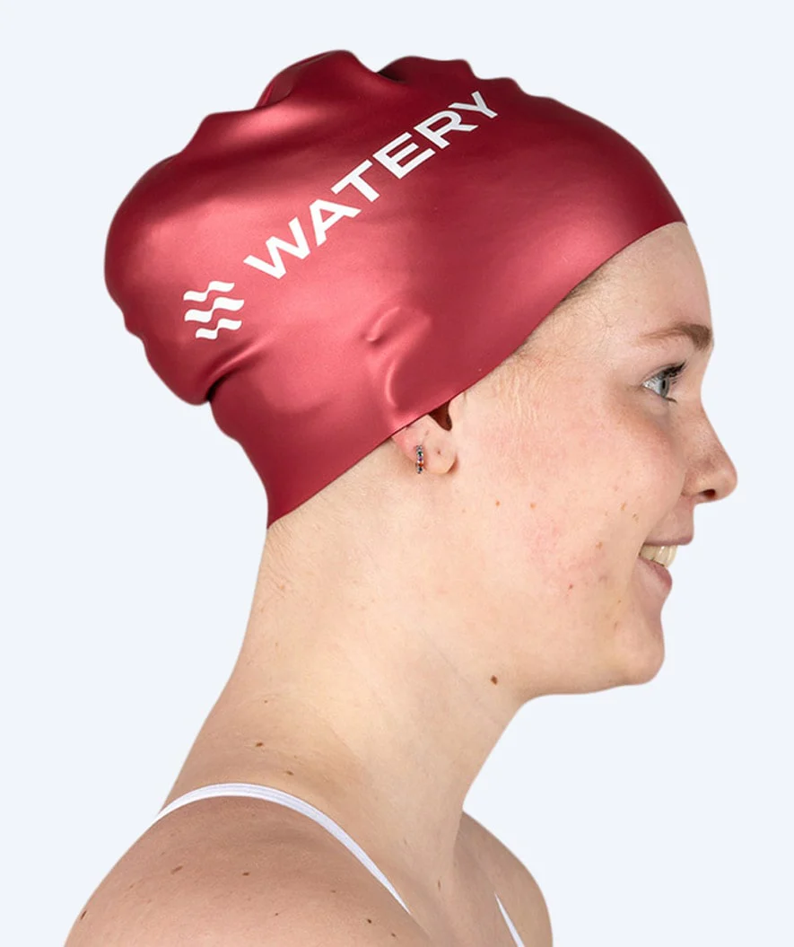 Watery badehætte (fra 10 år) - Signature - Bordeaux