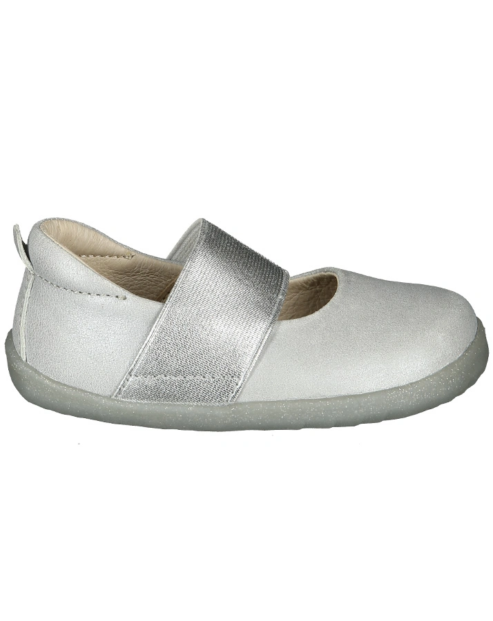 Lauflernballerinas DEMI in mattsilber