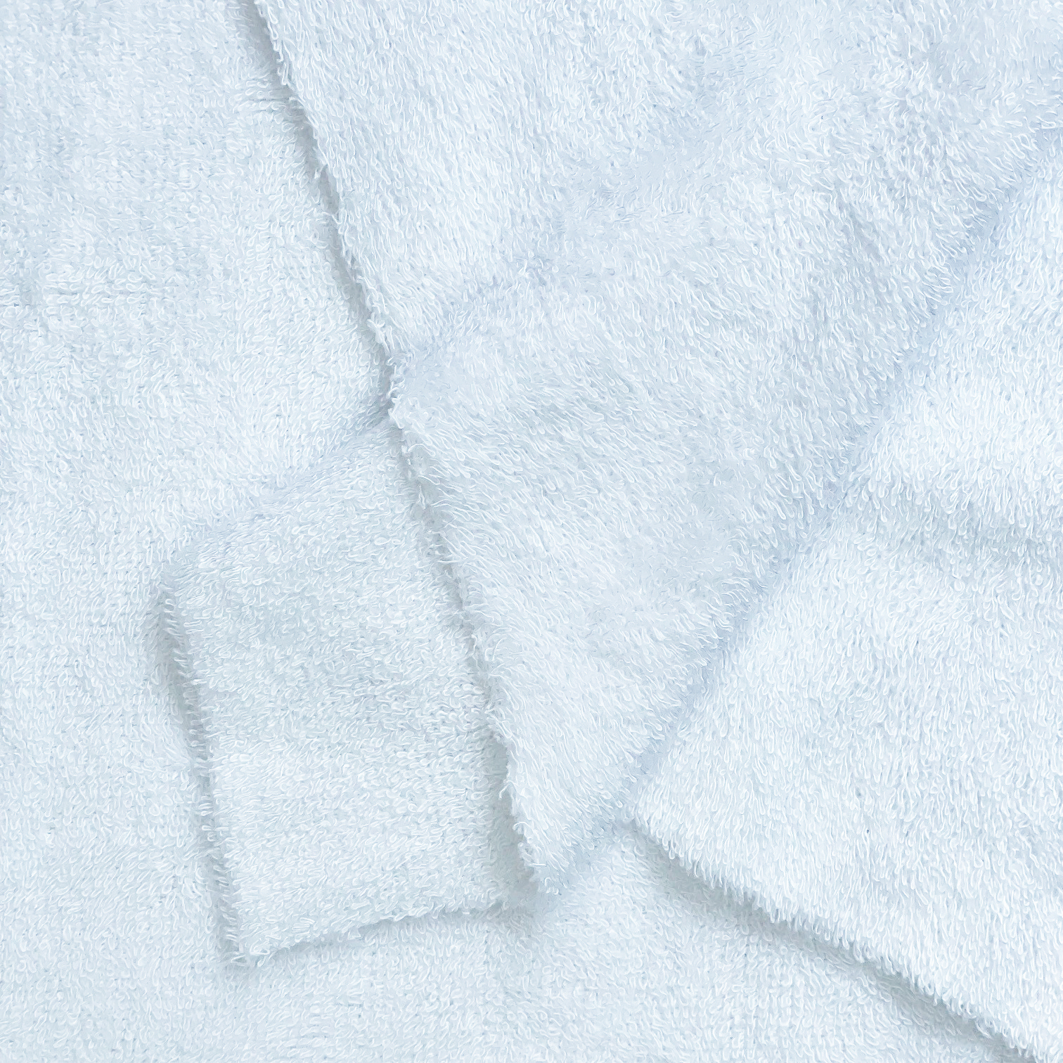 Tissu Éponge Bambou Au Mètre Blanc