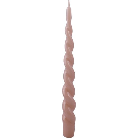 Snoede stagelys 2,2x24 cm - sandfarvet