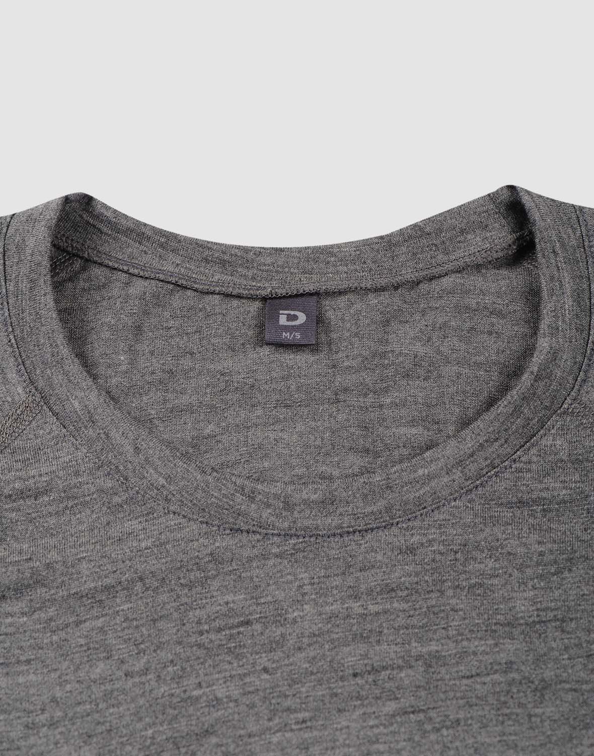 T-shirt van merinowol voor heren
