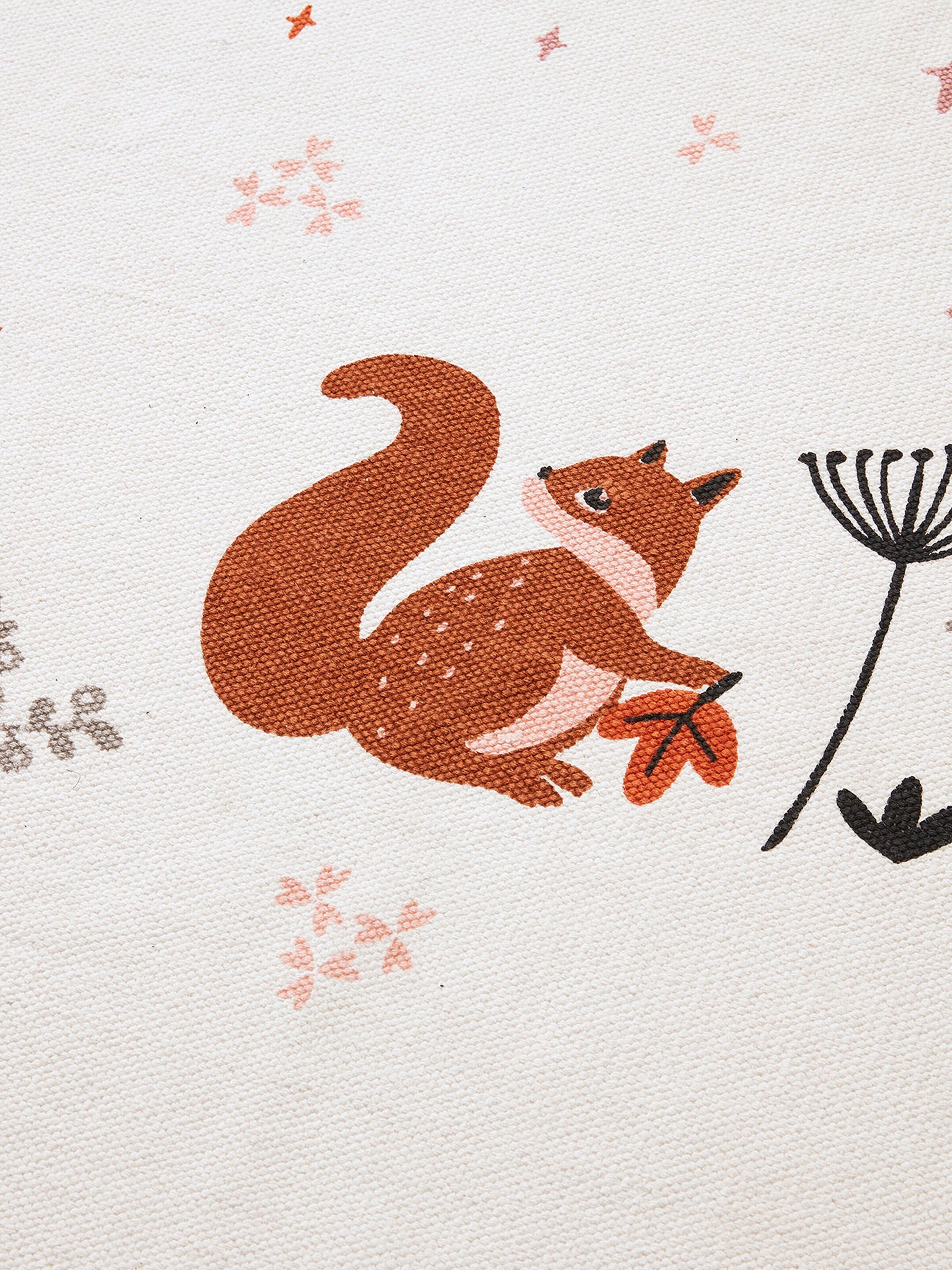 Vertbaudet Kinderzimmer Teppich NATURPRINZESSIN wollweiß