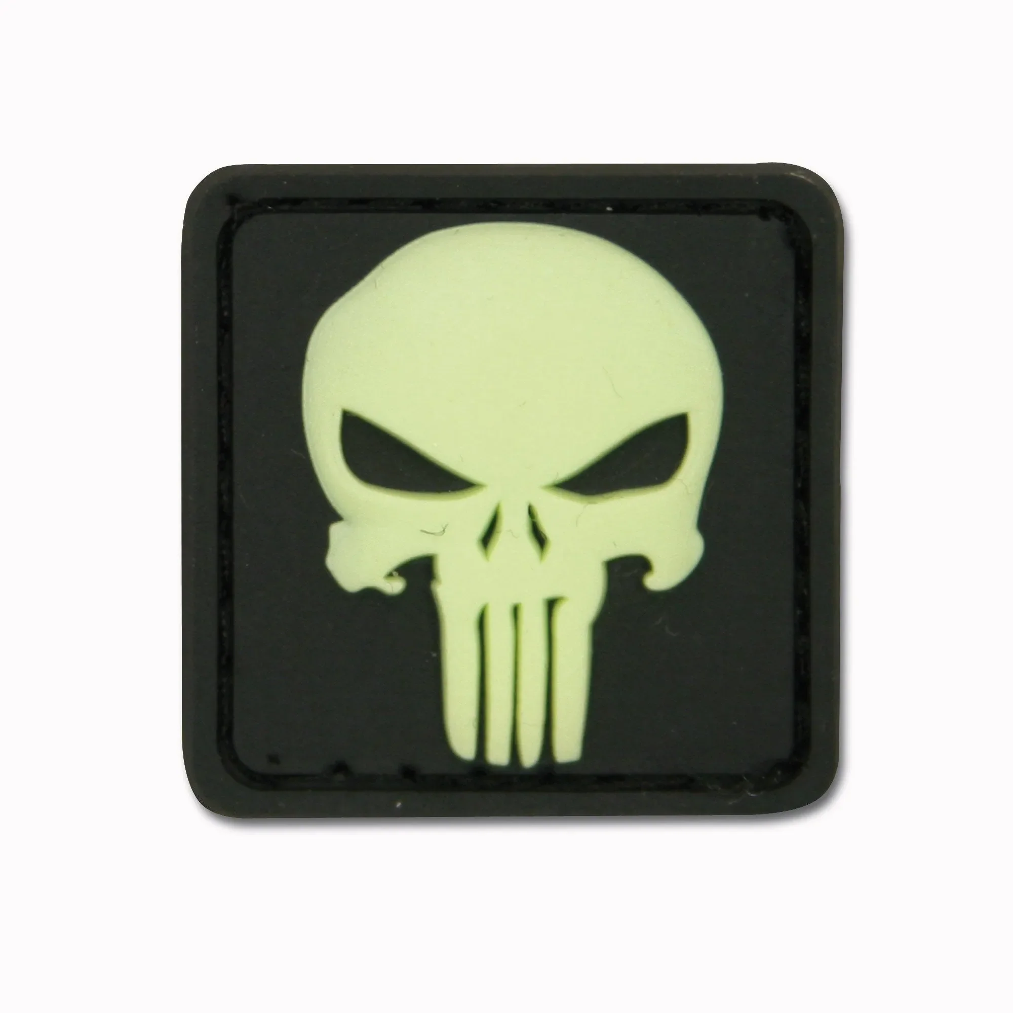 Jackets To Go -  3D-Patch Punisher Skull nachleuchtend