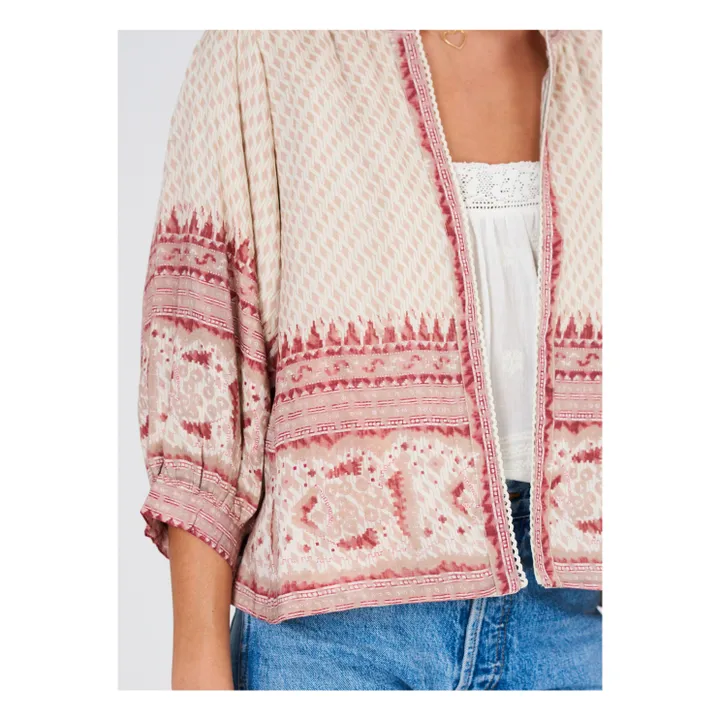M.A.B.E. Veste Imprimée Ode | Rose poudré