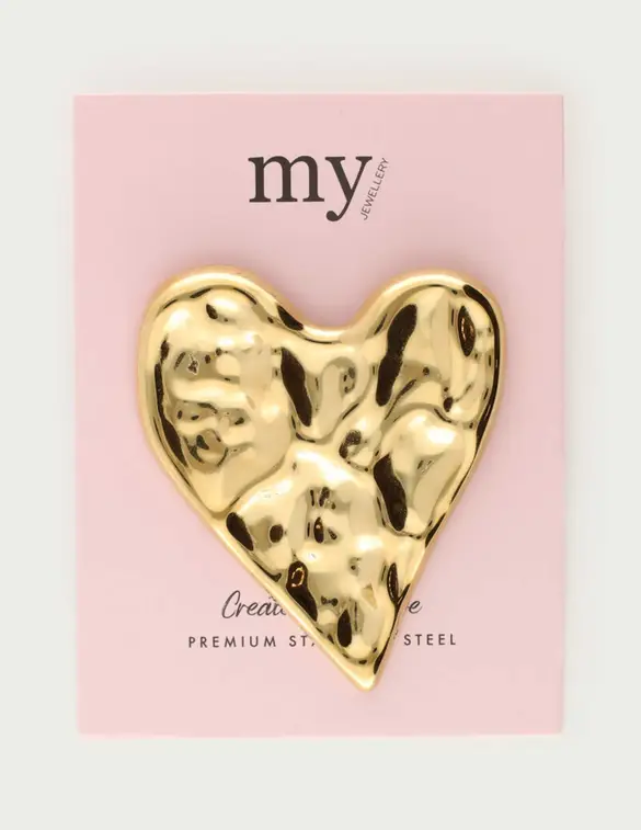 My Jewellery Big heart broche MJ13588