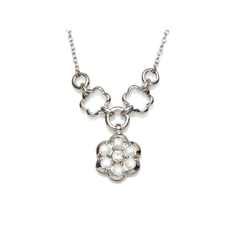 Collier opale argent