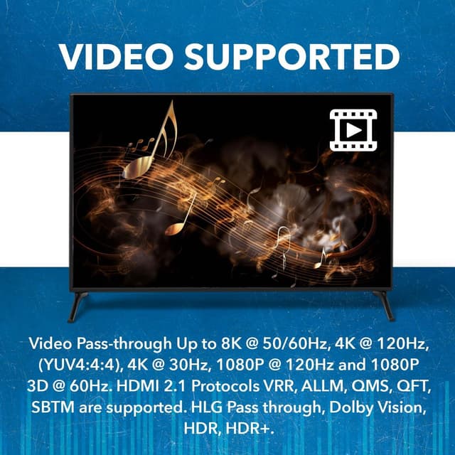 NÖRDIC 8K HDMI 2.1 ARC Extractor