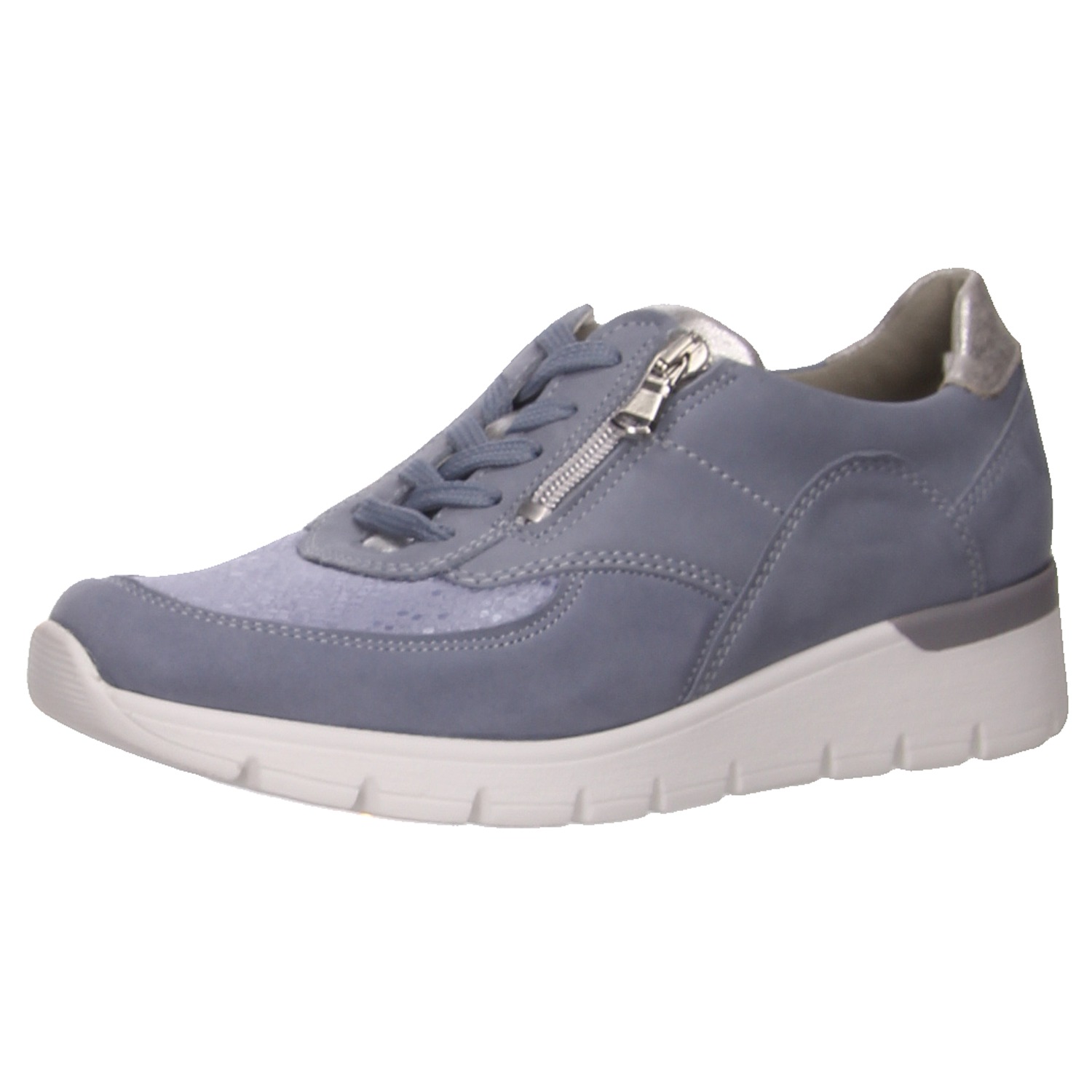 Waldläufer Sneaker hellblau blau