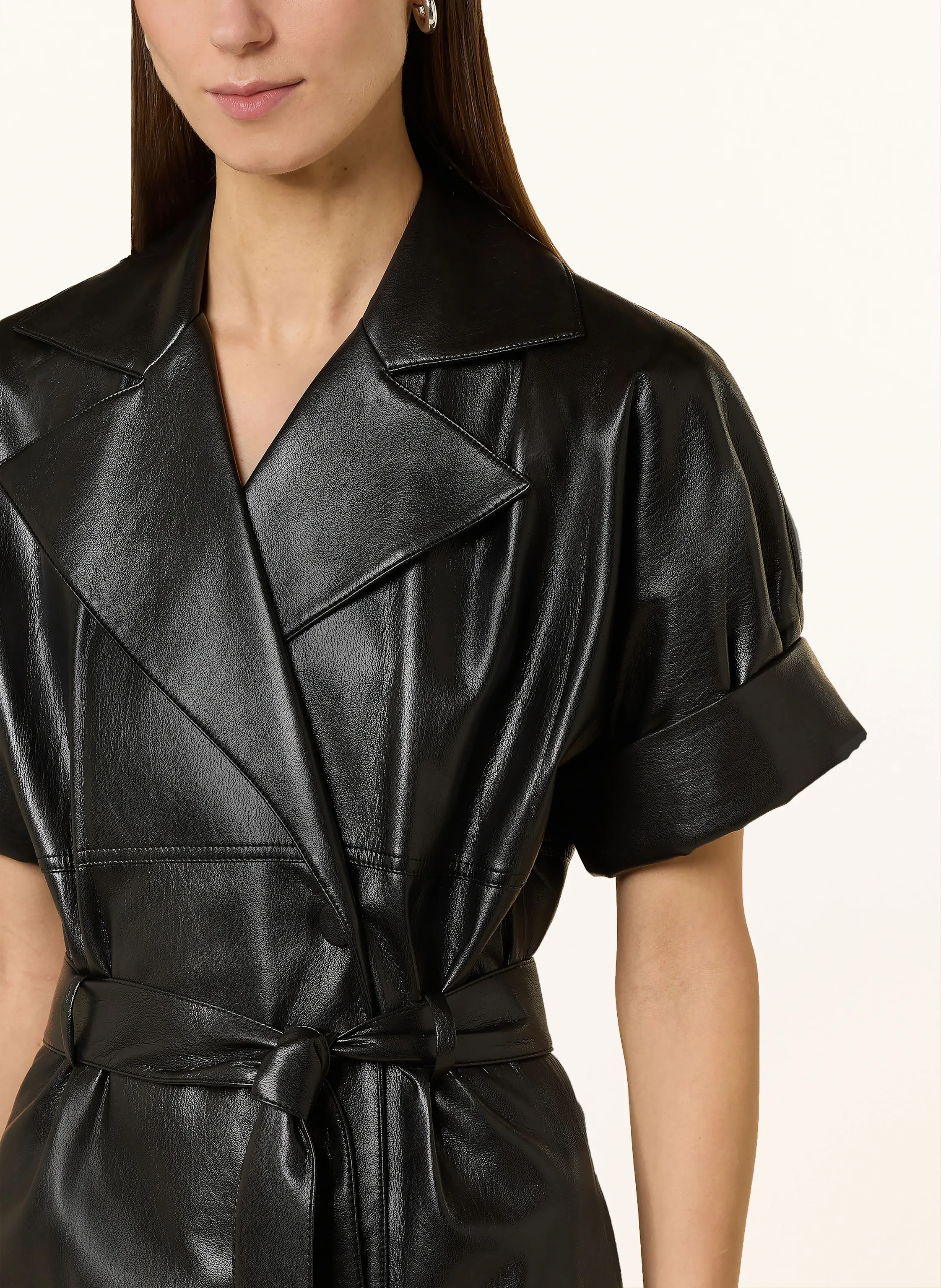 BOSS Kleid DIMIRA in Lederoptik