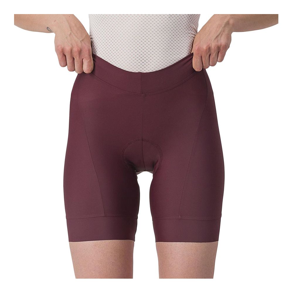 Castelli PRIMA - Cuissard Femme bordeaux/rouge persan