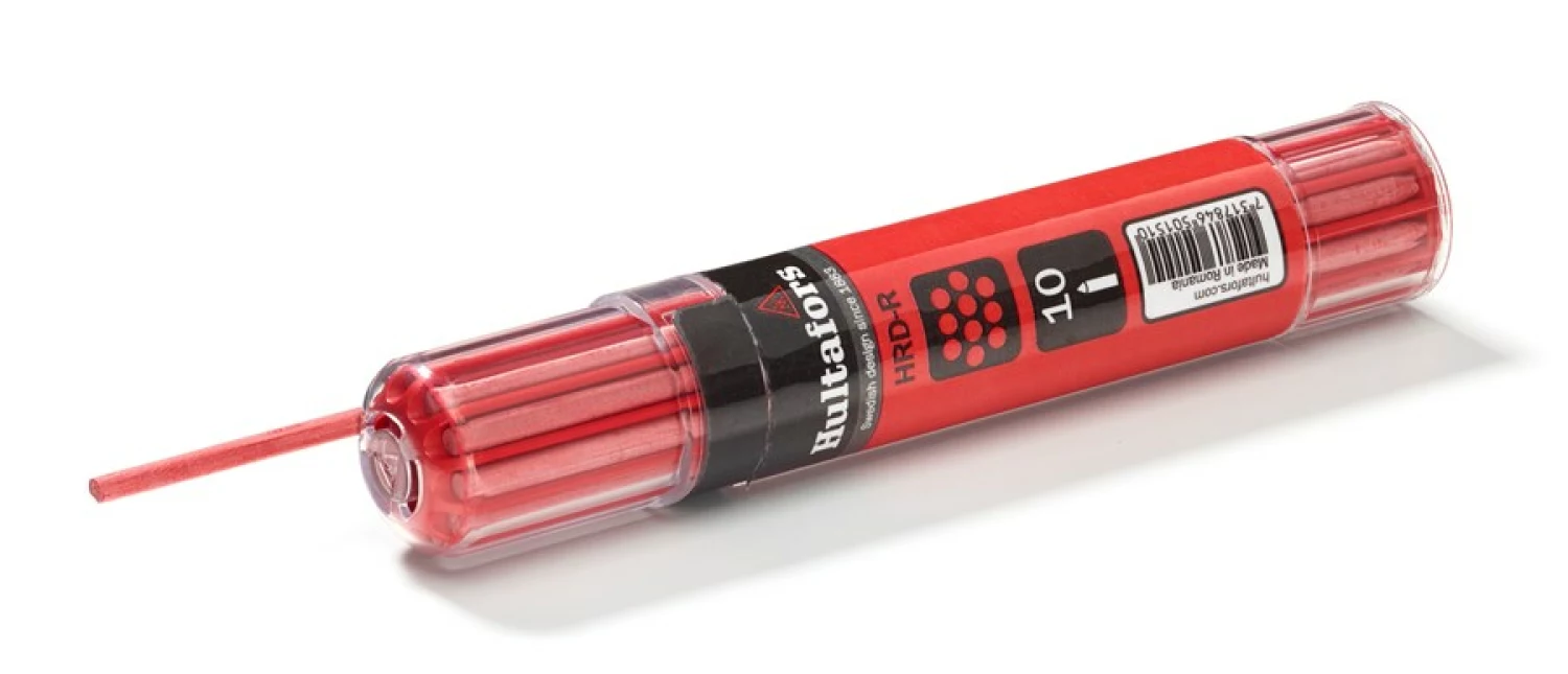 Hultafors HRD-R Vulpotlood navulling (10 st) - Rood