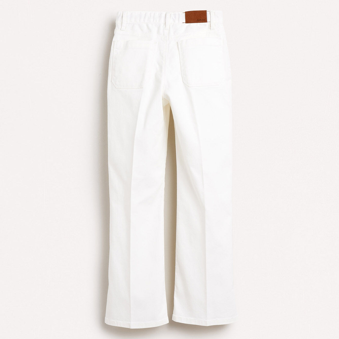 Bellerose Jean Pepy en Coton stretch jambes larges écru