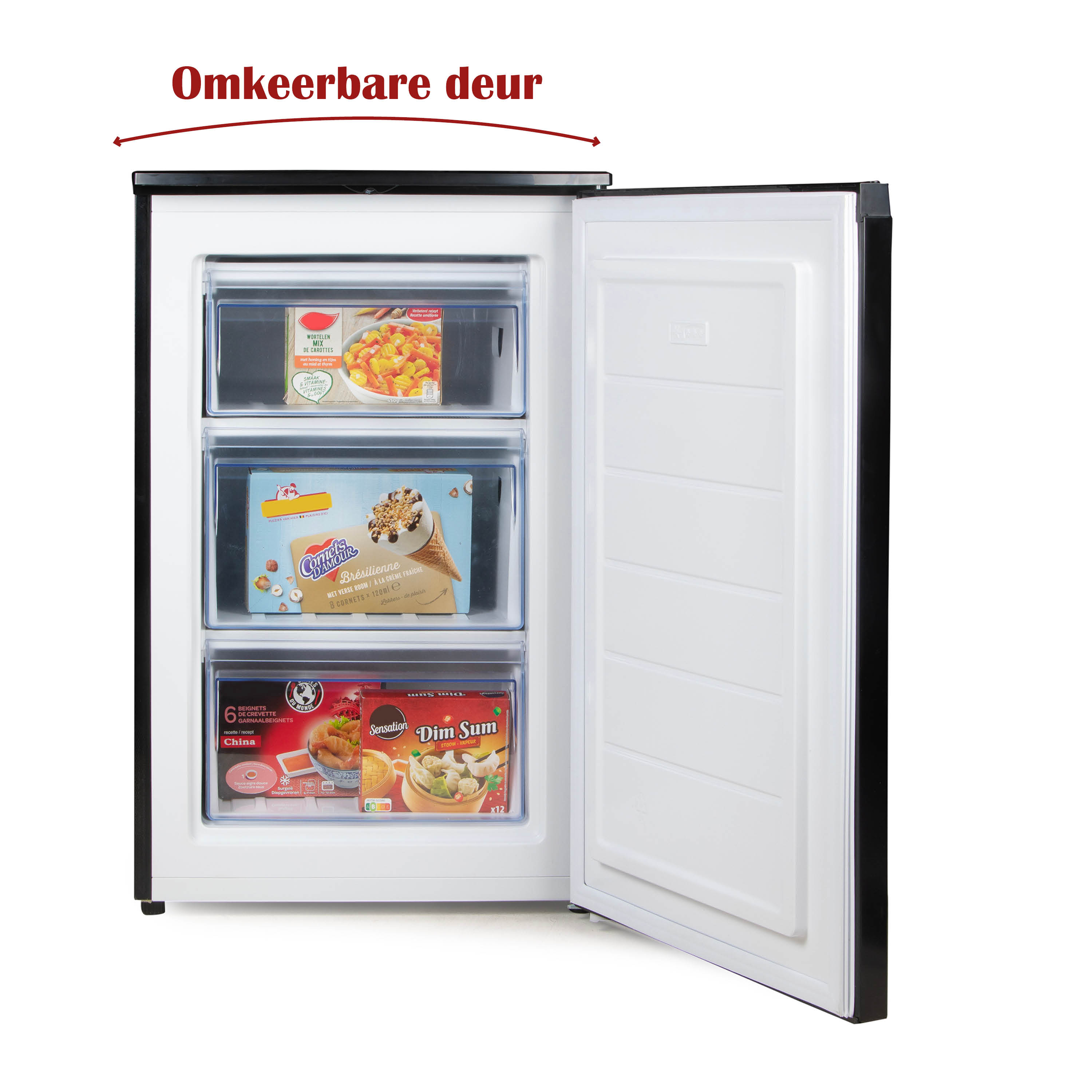 Primo PR162DV 87 liter tafelmodel vriezer - Black