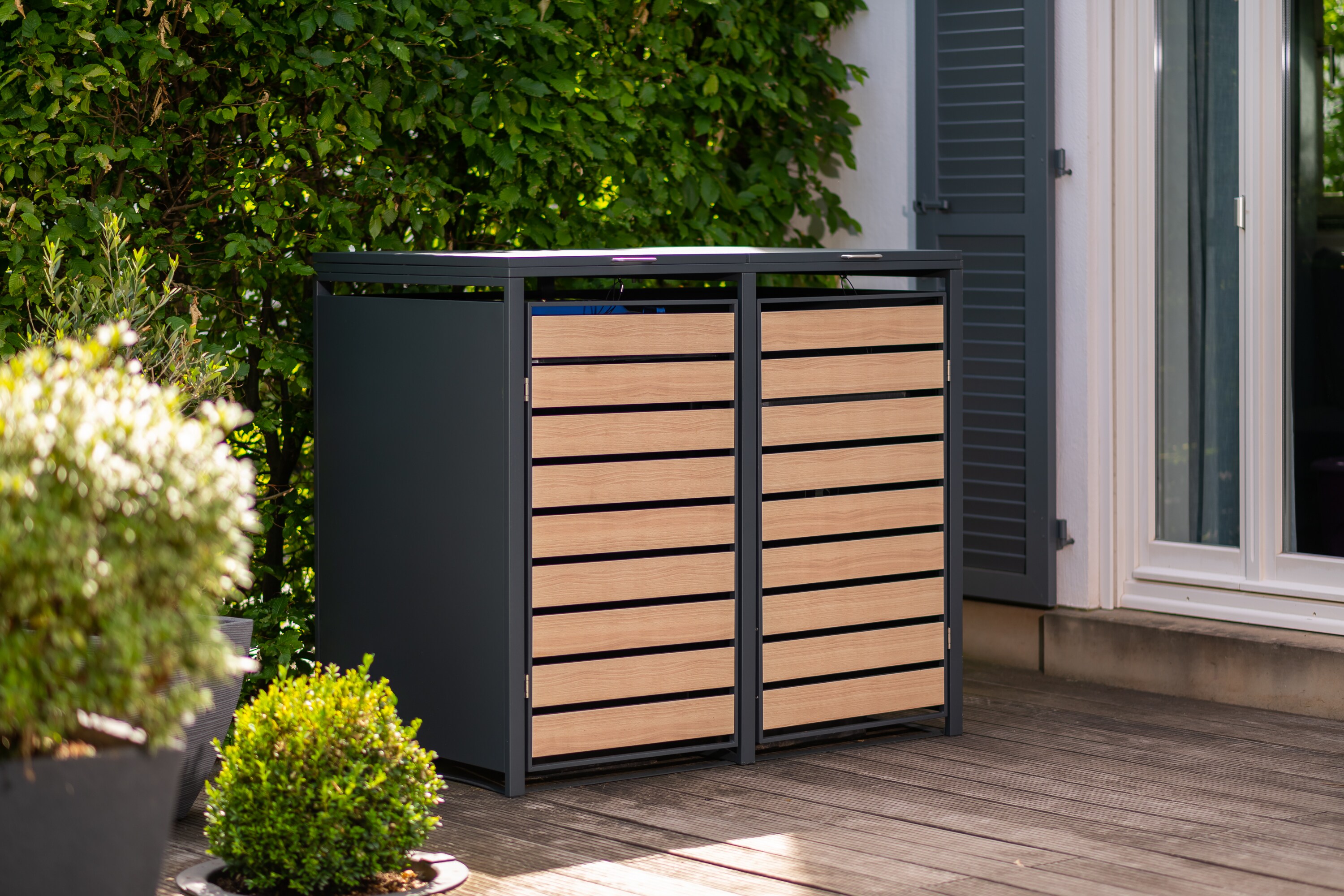 Westmann Mülltonnenbox, Gerätebox 2-fach 240 L
