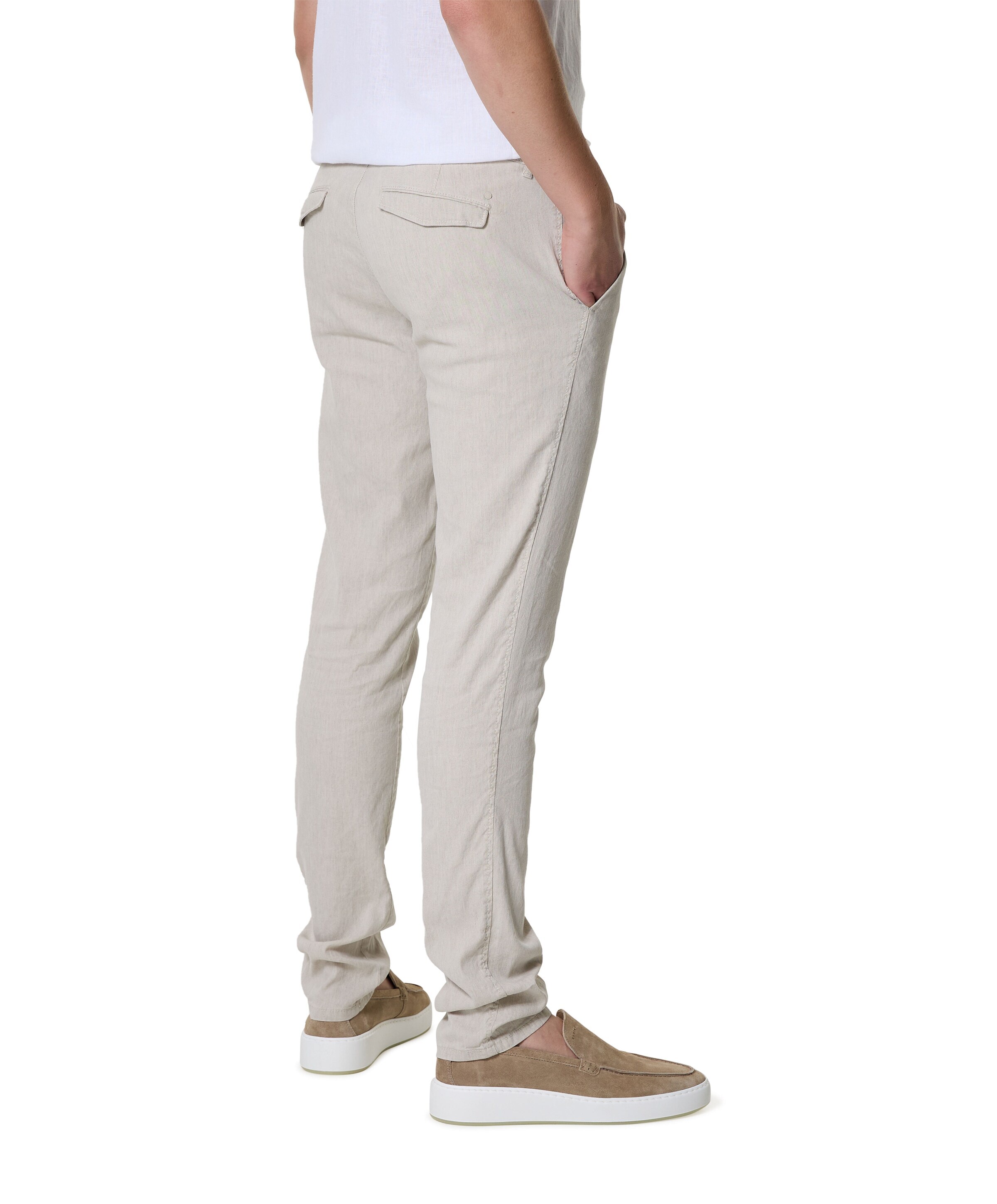 North.84 Prestige Chino Collection heren broek beige