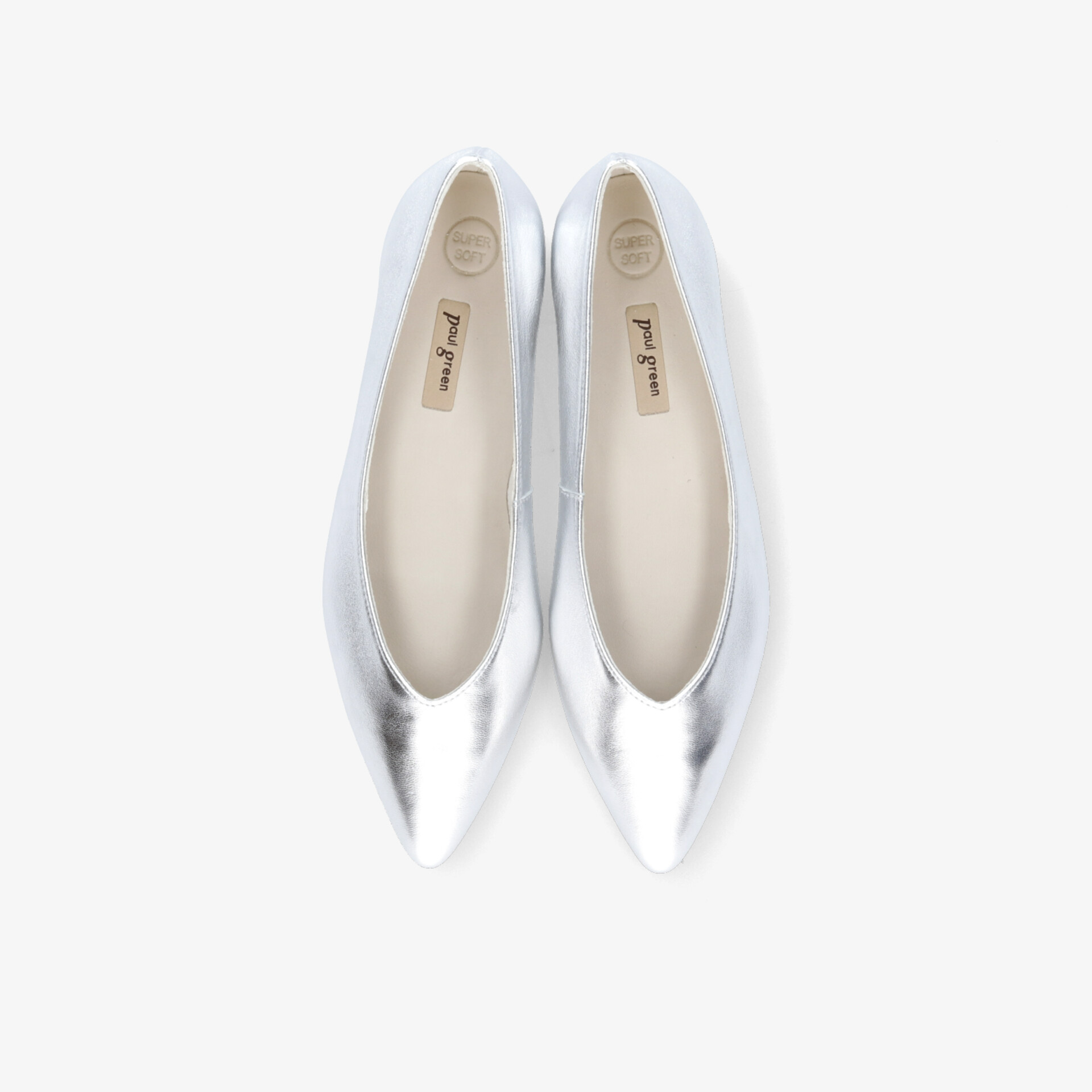 paul green Damen Slipper silber