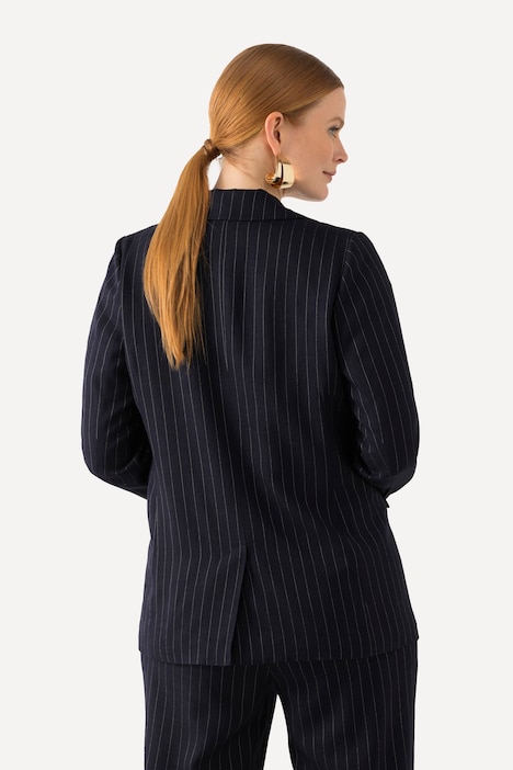 Blazer, Nadelstreifen, Reverskragen, Rückenschlitz