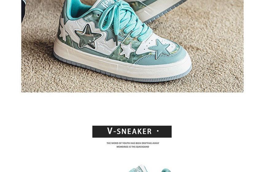 Deepwood - Sneakers met sterrenapplicatie