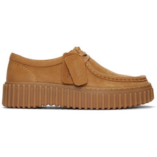 Clarks Torhill Bee D Sko, Light Tan Nubuck, 40