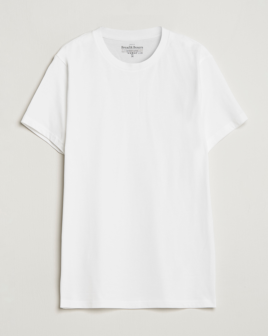 Bread & Boxers Crew Neck Regular T-Shirt White