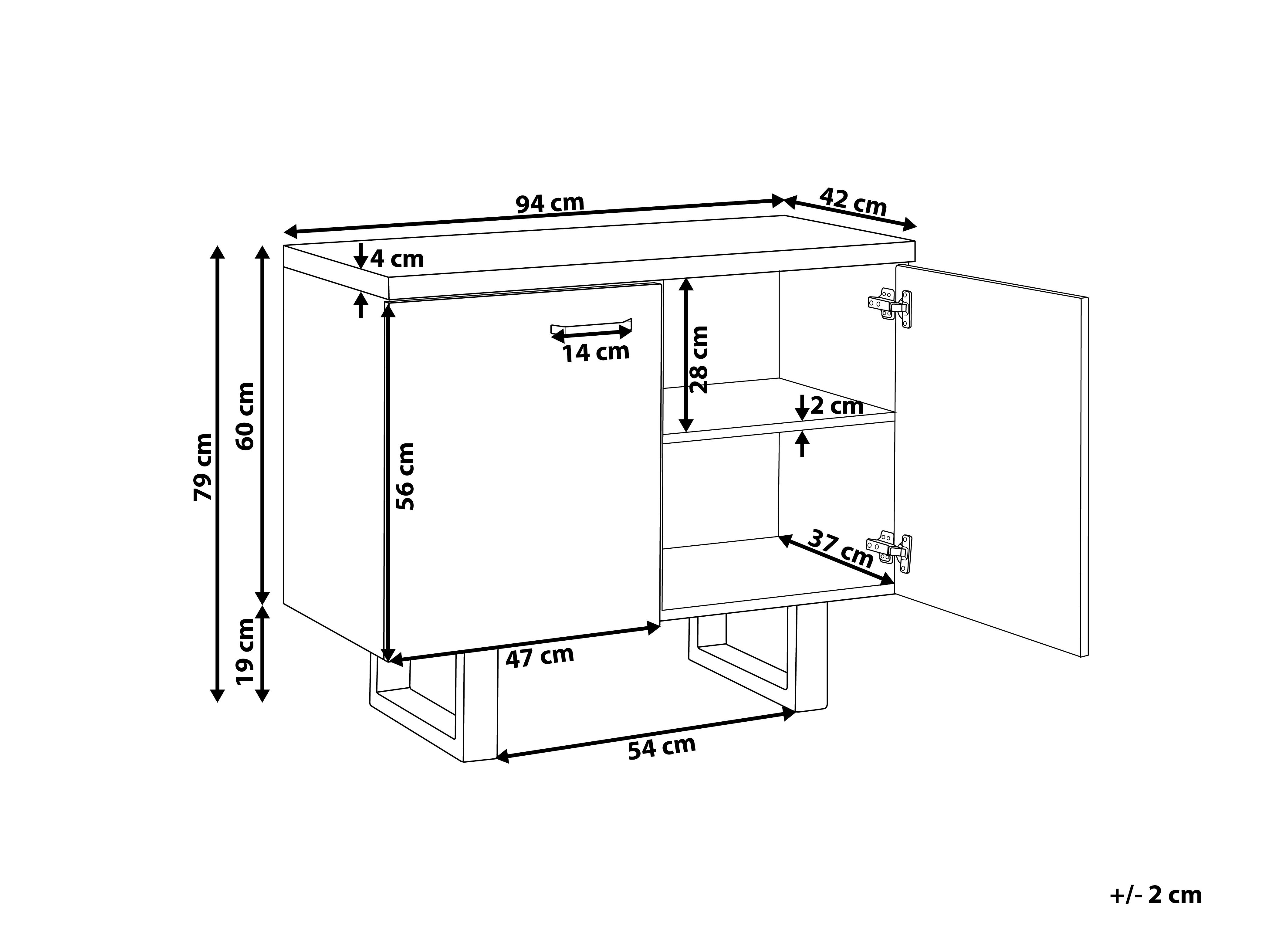 Kast TIMBER Lichtbruin