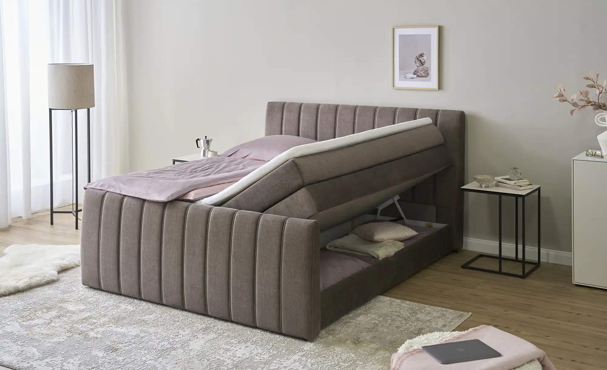switch Boxspringbett mit Bettkasten Carina