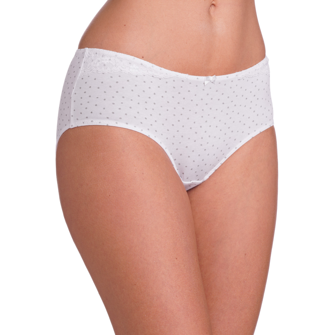 Gina Benotti 5 Damen Pantys aus Bio-Baumwolle salbei / oliv / rosa / weiss