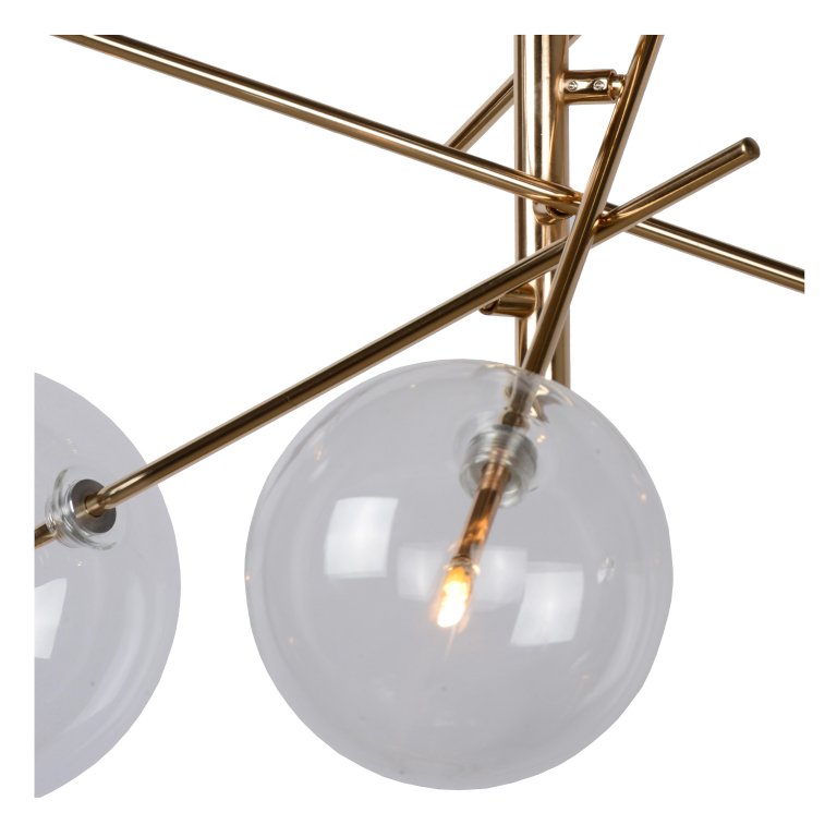 Lucide Alara 6 cluster hanglamp zwart