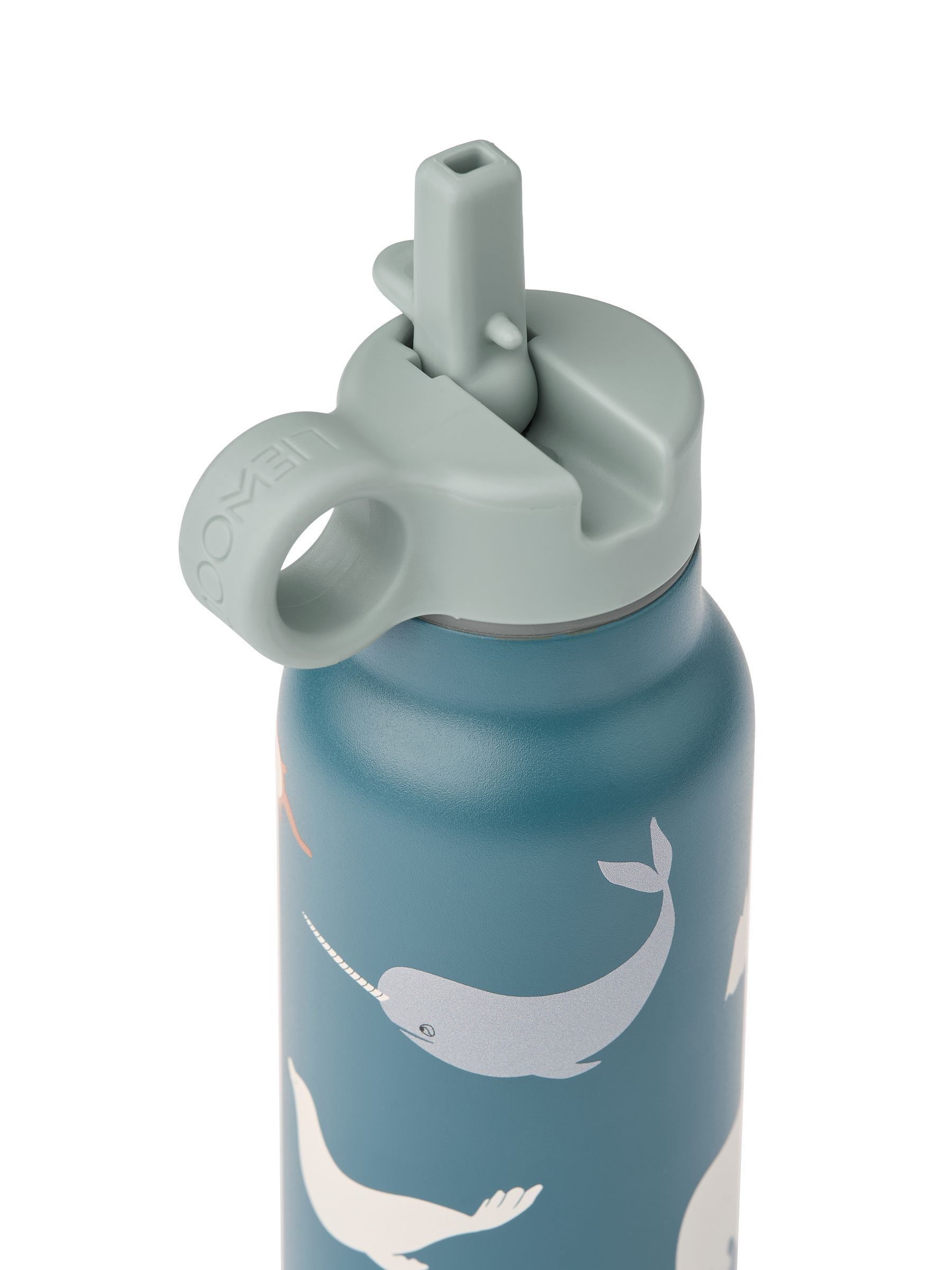 Blauw - Liewood Falk Water Bottle 350 ml