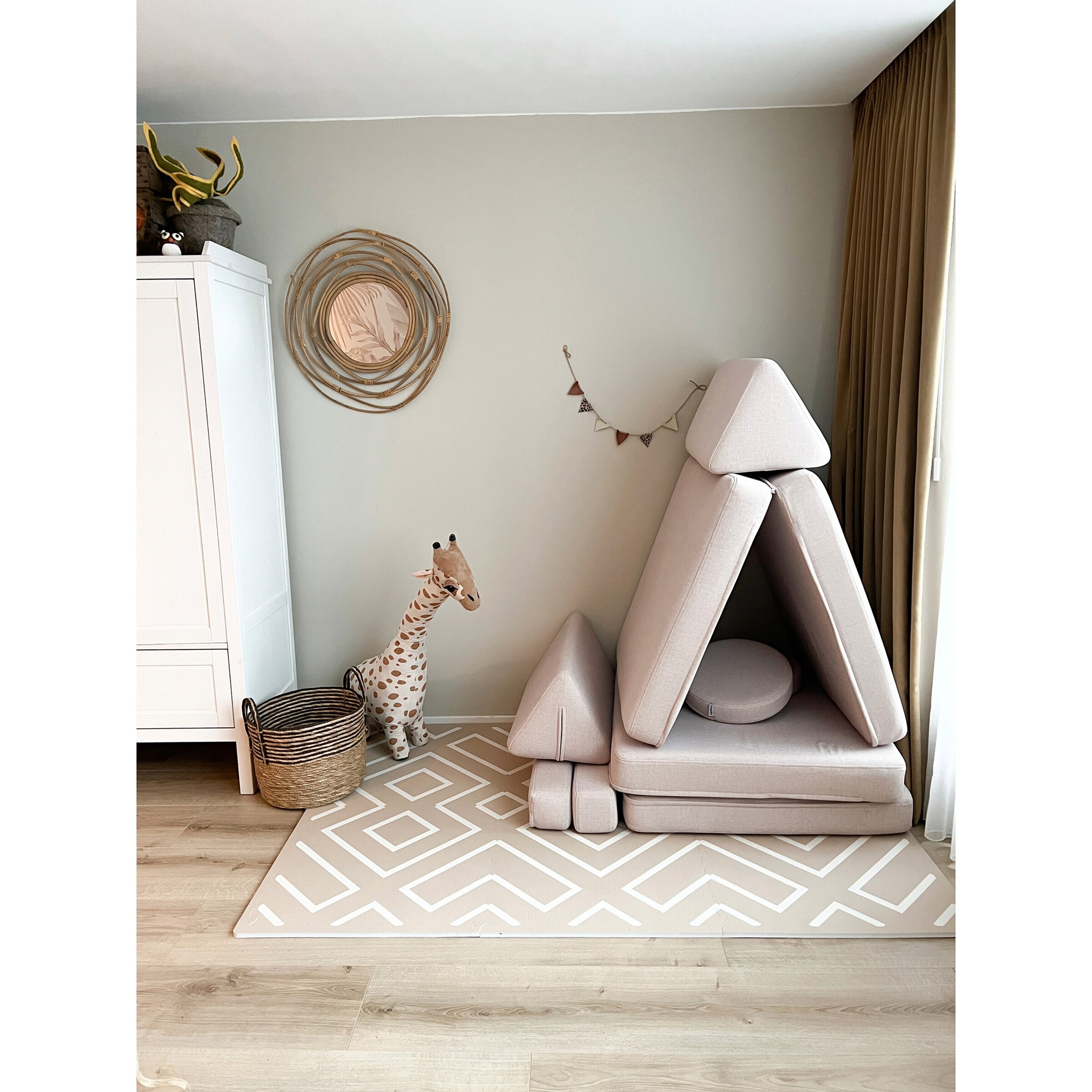 eeveve Puzzlematte Modern Blocks - Desert Sand