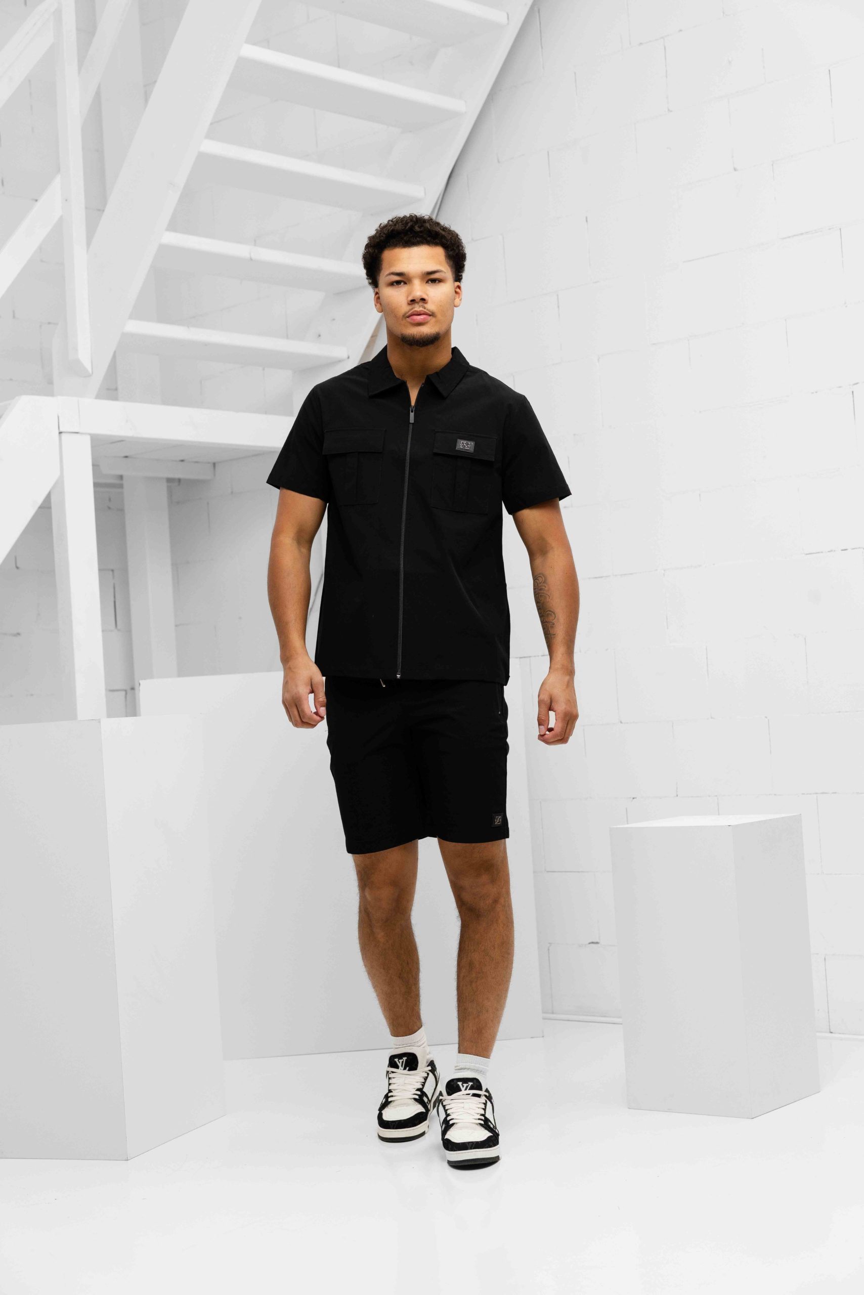 XPLCT Tech Short Zomerset Heren Zwart
