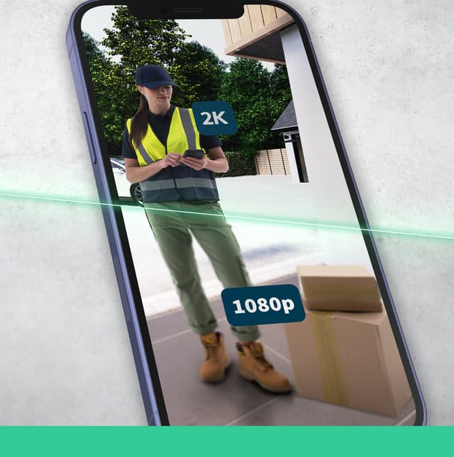 Arlo 2K videodørklokke med Arlo Chime 2 (1-pak)