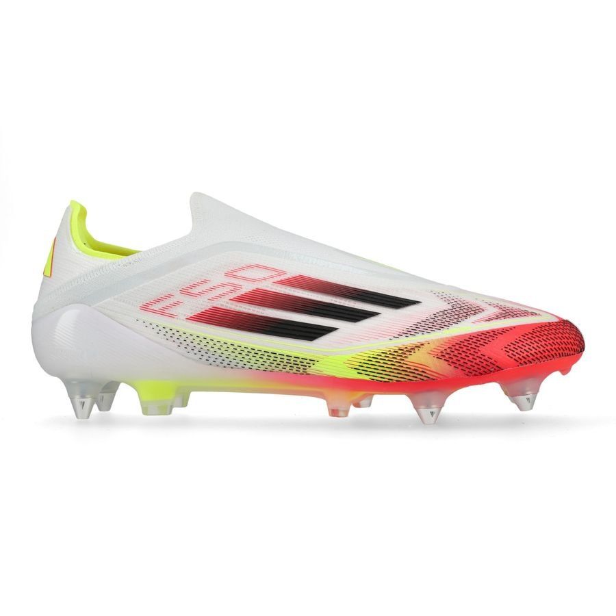 adidas F50 Elite Laceless SG Pure Victory - Blanc/Noir/Jaune