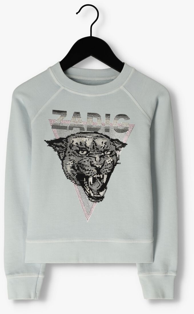 ZADIG & VOLTAIRE lichtblauwe zadig & voltaire sweater x15387