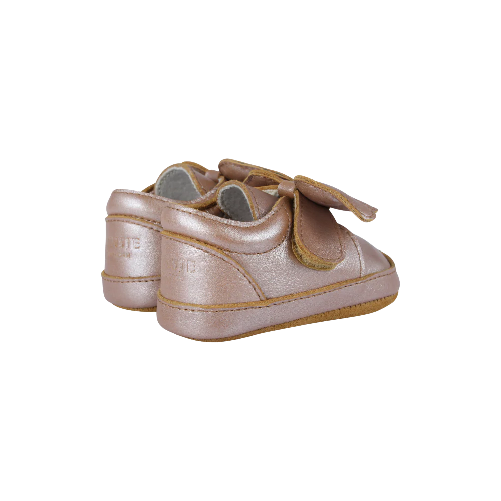 Sela Shoes | Clay Metallic Leather