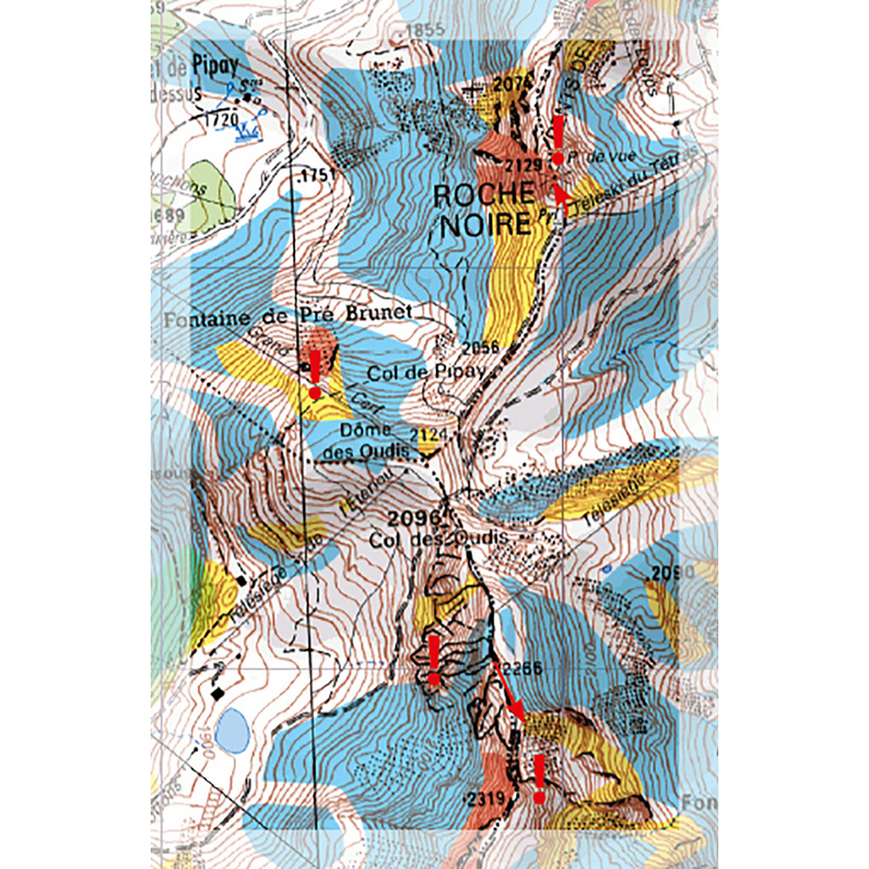 Freeride Map Grenoble Select - Ski