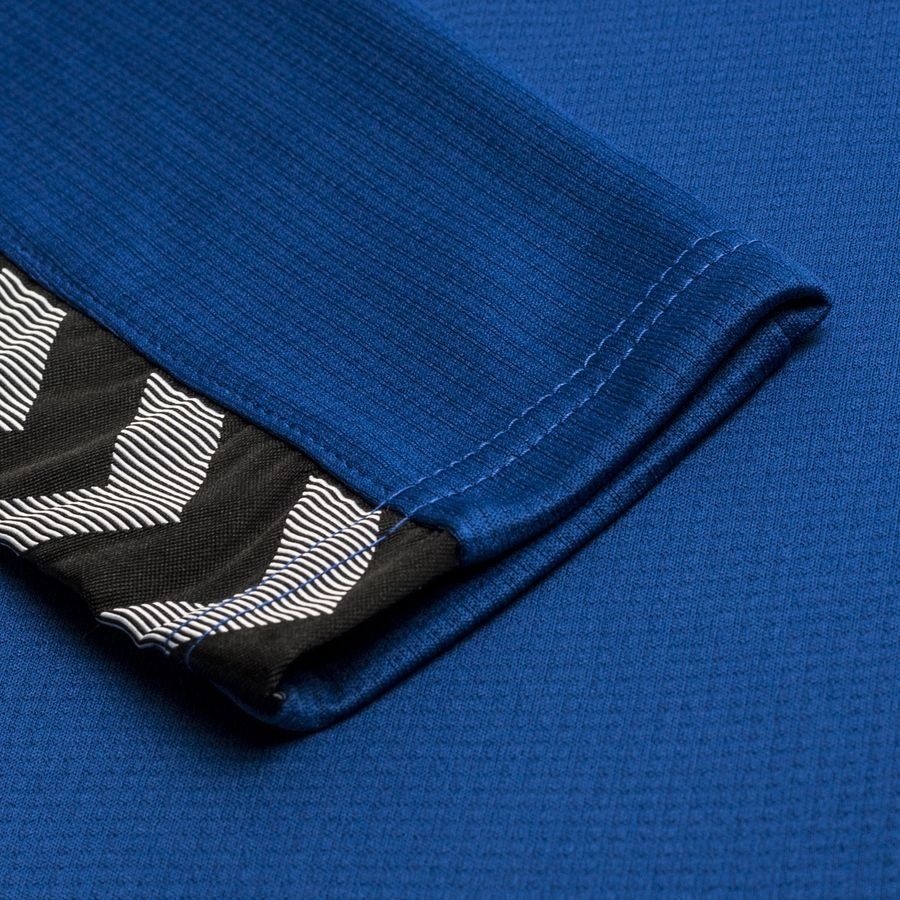 Hummel Maillot d'Entraînement Authentic 1/2 Zip - Bleu/Blanc