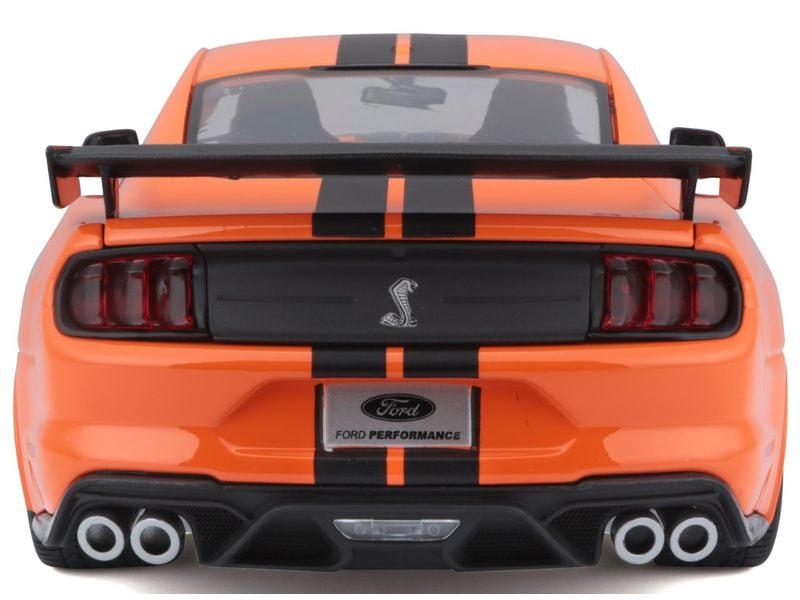 Maisto Sportwagen Ford Mustang Shelby GT500 2020 1:18, Oran Sammlermodell im Massstab 1:18