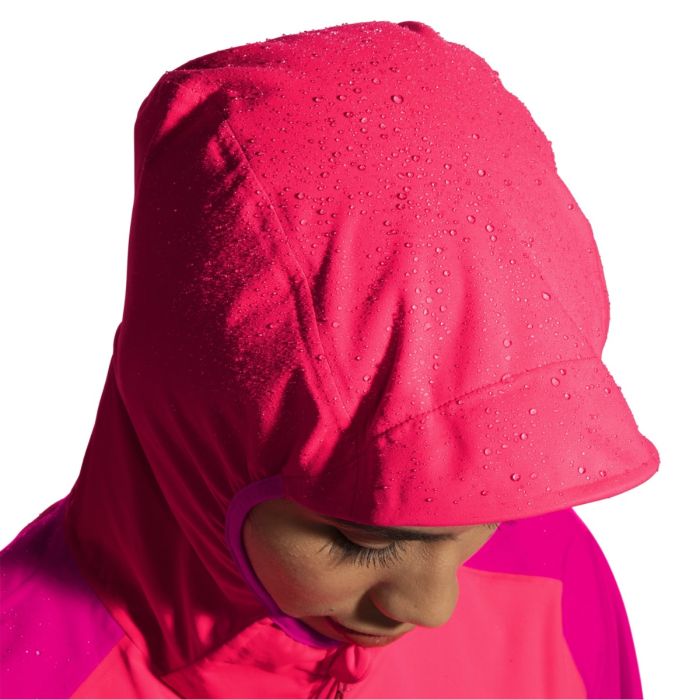 Brooks Dame Jakker High Point Waterproof Jacket Pink