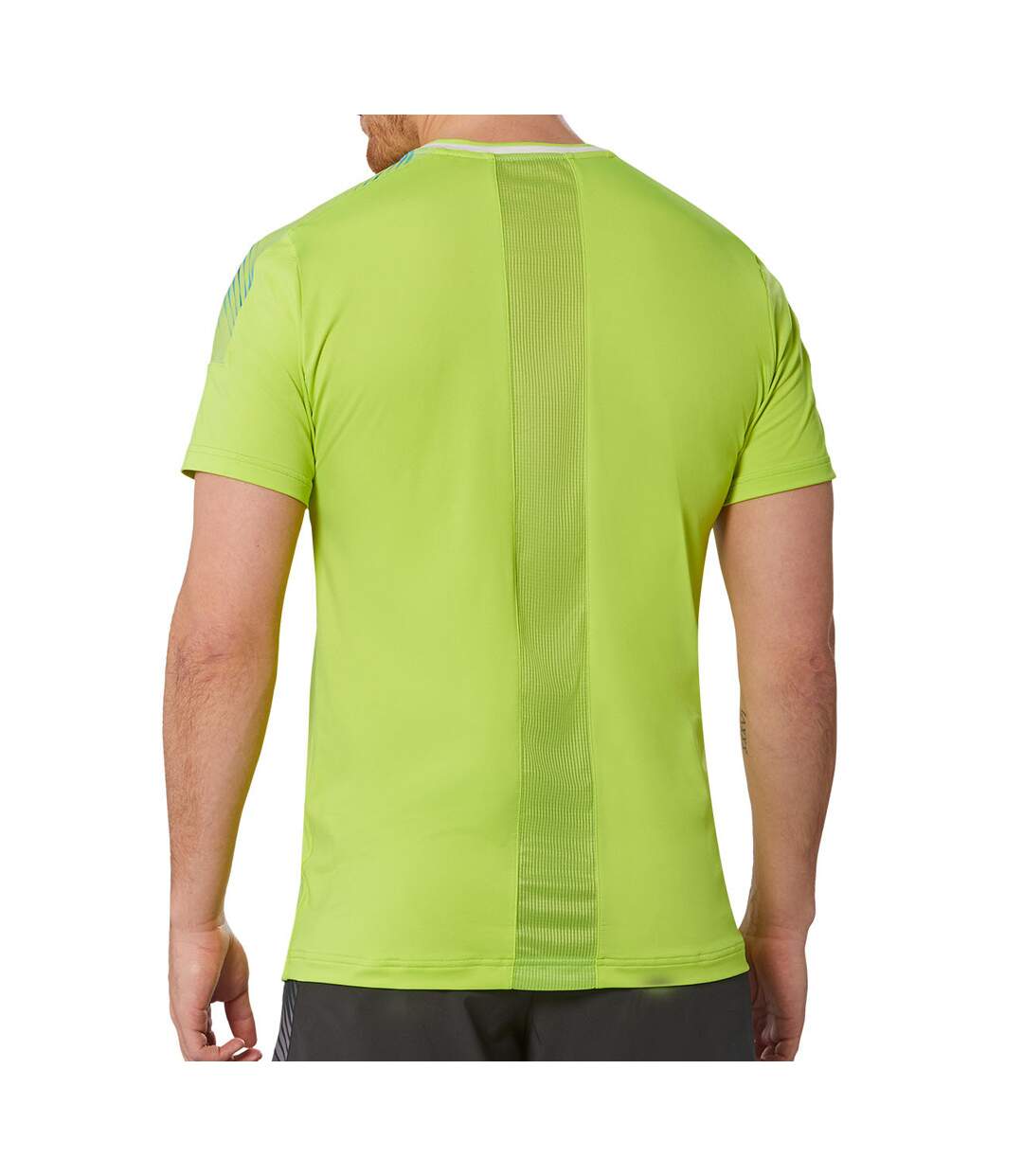 T-shirt de Tennis Vert Pomme Homme Mizuno Shadow
