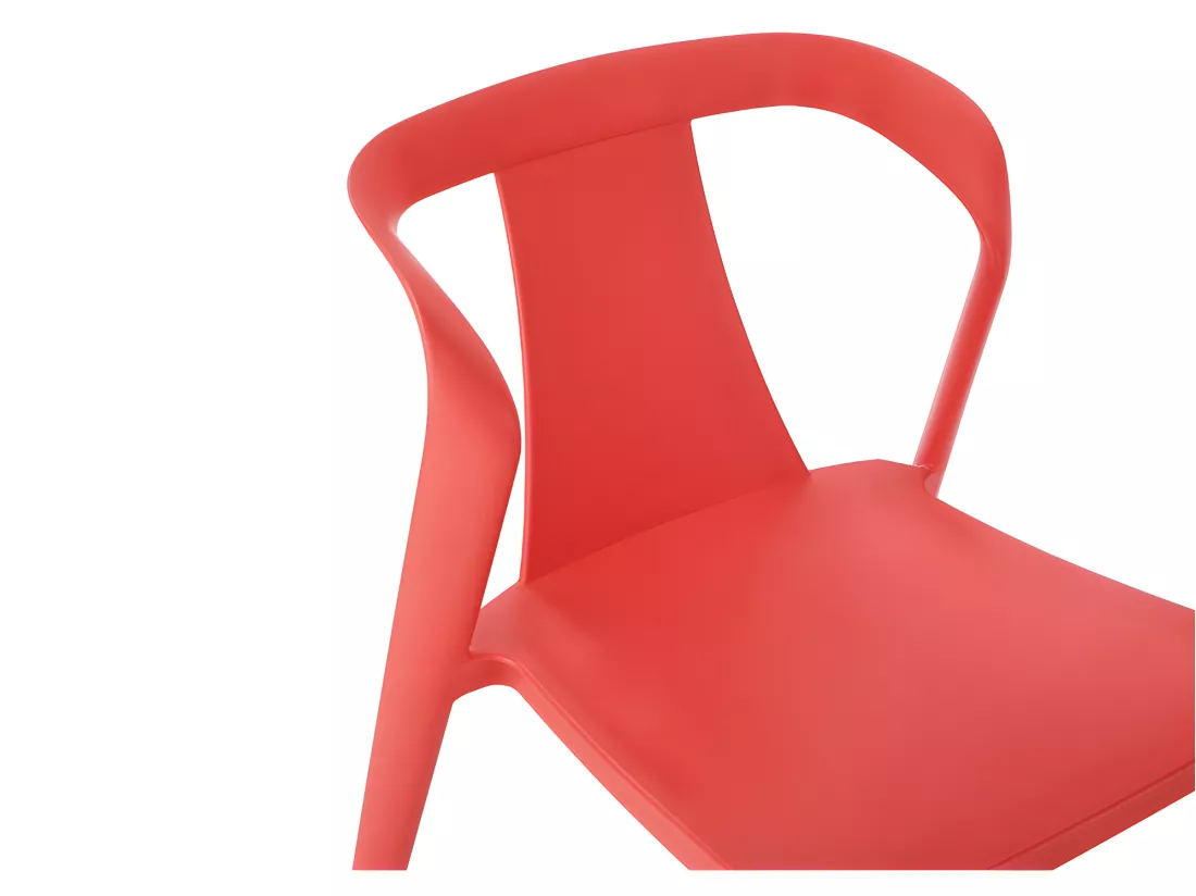 Lot de 2 chaises de jardin - Orange - VOLTERRA de MYLIA