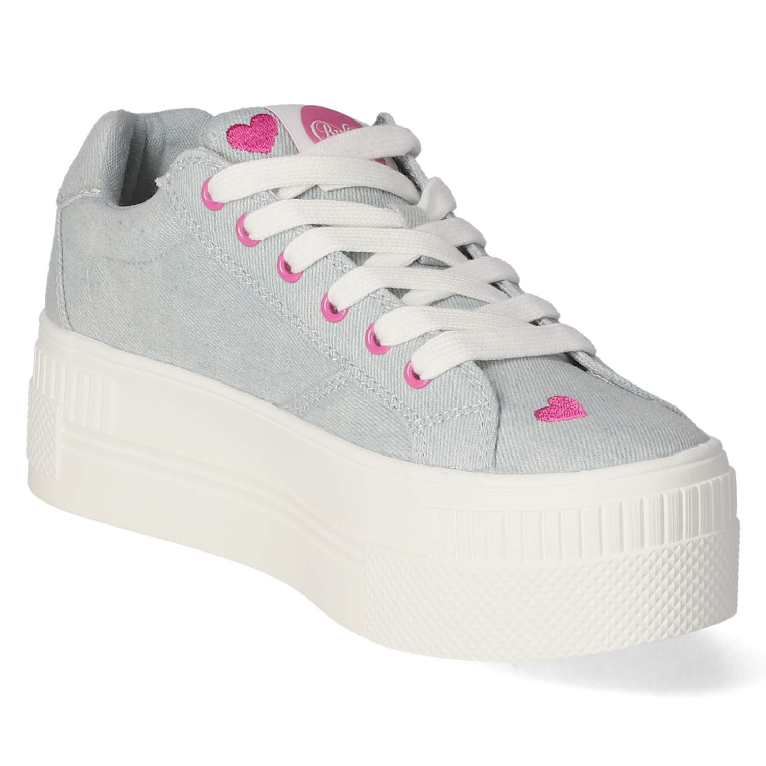 Buffalo Low Sneaker PAIRED HEART - blue/pink